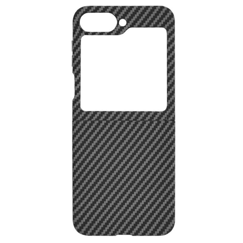 Husa Samsung Galaxy Z Flip6 Techsuit Carbonite FiberShell, negru
