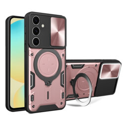 Husa Samsung Galaxy S24 FE Techsuit CamGuard Pro, roz auriu