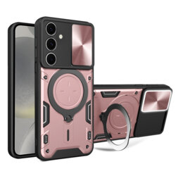 Husa Samsung Galaxy S24 Techsuit CamGuard Pro, roz auriu