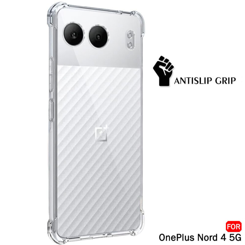Husa OnePlus Nord 4 Techsuit Shockproof Clear Silicone, transparenta