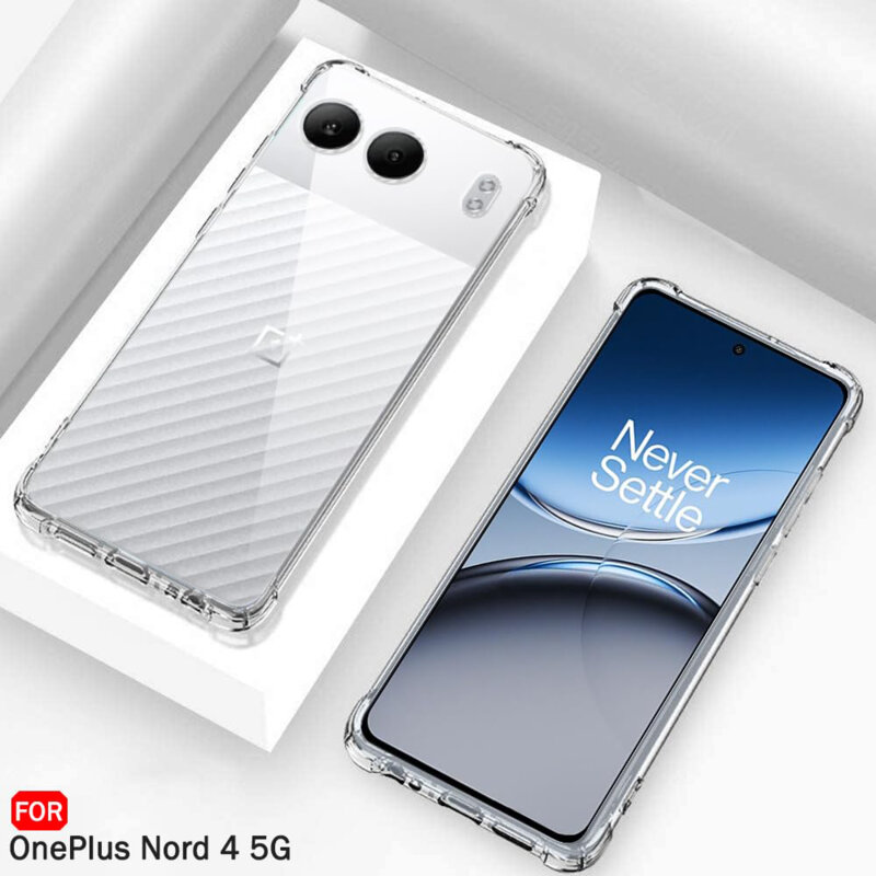 Husa OnePlus Nord 4 Techsuit Shockproof Clear Silicone, transparenta
