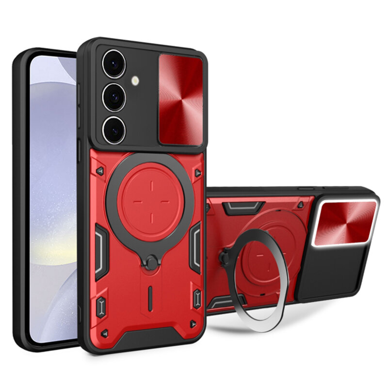 Husa Samsung Galaxy S24 Plus Techsuit CamGuard Pro, rosu