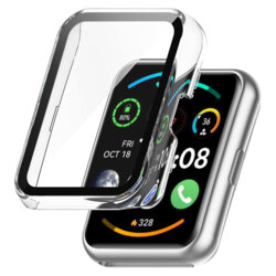 [Pachet 360°] Husa + folie Huawei Watch Fit 2 Techsuit Defense, transparenta