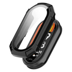 [Pachet 360°] Husa + folie Xiaomi Mi Band 8 NFC Techsuit Defense, negru