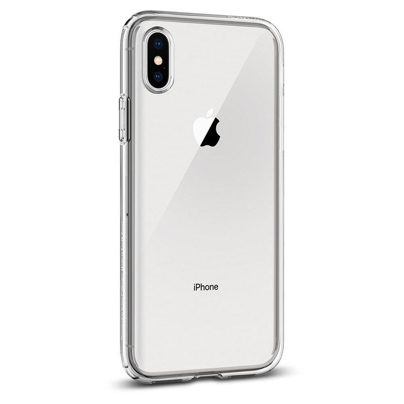 Husa iPhone X, iPhone 10 Spigen Liquid Crystal, transparenta
