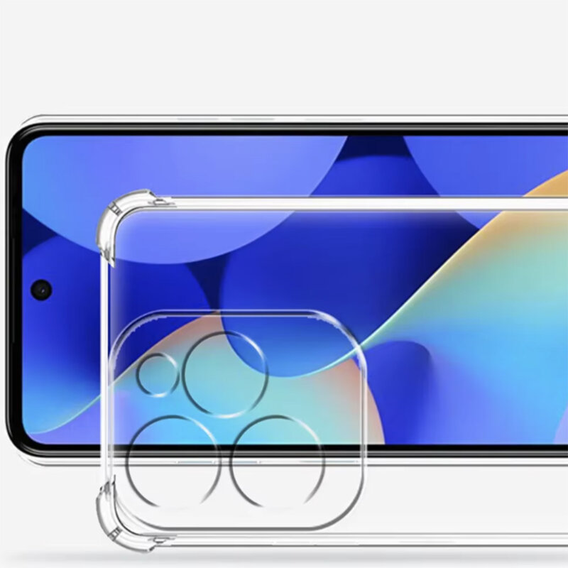 Husa Infinix Hot 40 Pro Techsuit Shockproof Clear Silicone, transparenta