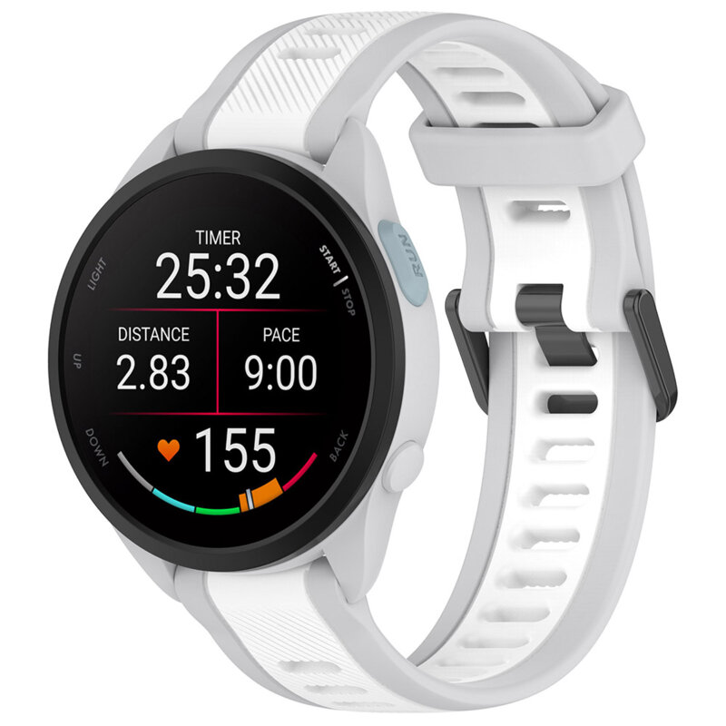 Curea Huawei Watch GT 5 Pro 42mm Techsuit, alb, W053