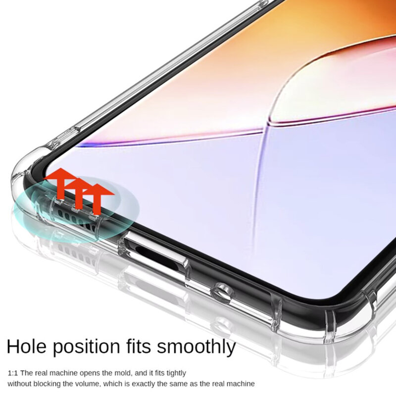 Husa Infinix Note 40 Pro+ Techsuit Shockproof Clear Silicone, transparenta