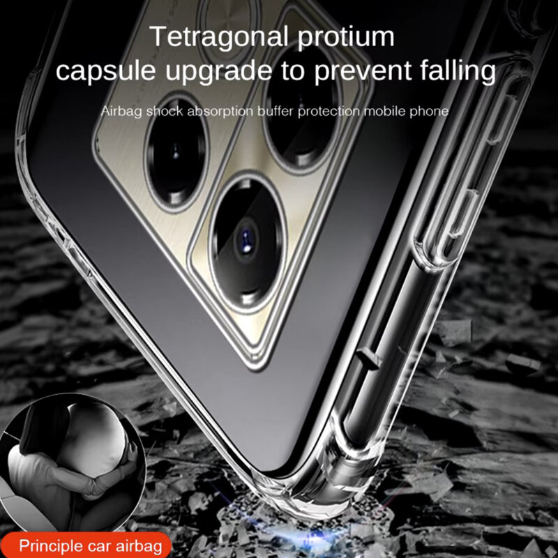 Husa Infinix Note 40 Pro+ Techsuit Shockproof Clear Silicone, transparenta