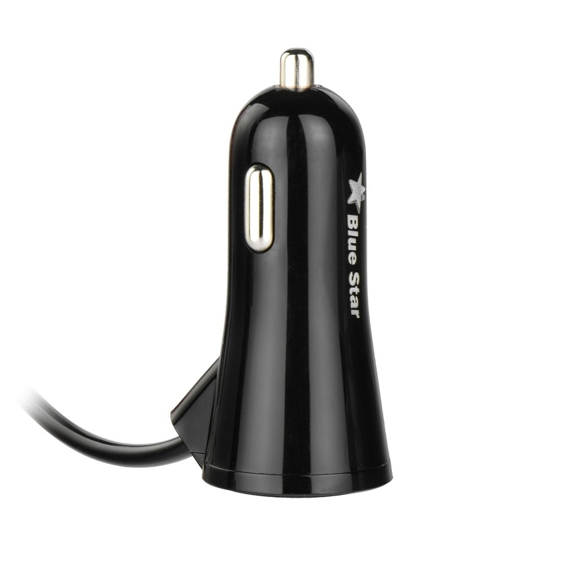 Incarcator Auto Blue Star 3.0A + Cablu Date USB-C