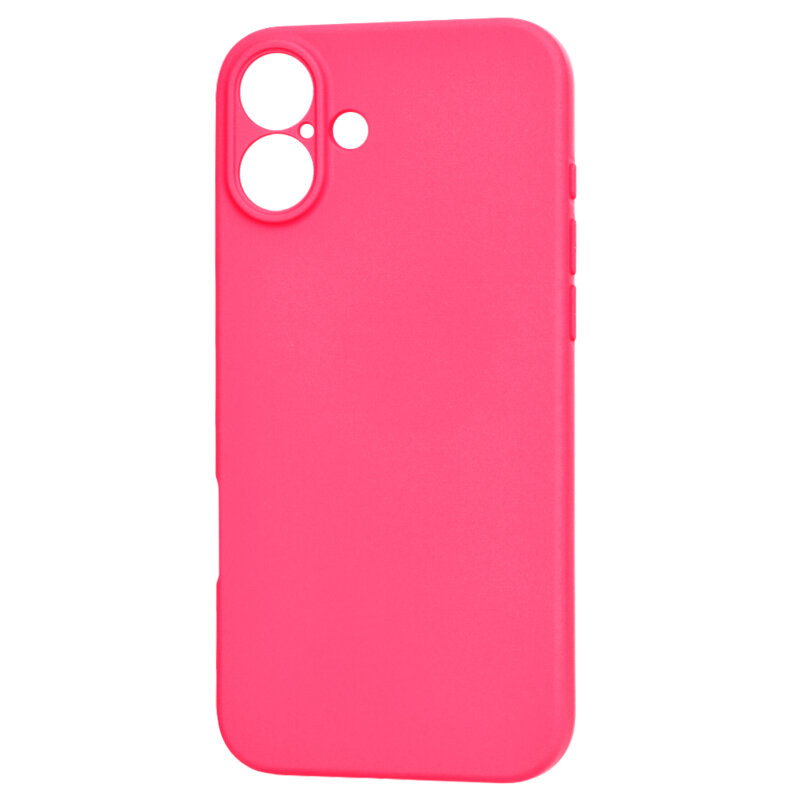 Husa silicon iPhone 16 Plus Techsuit SoftFlex, fucsia