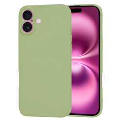 Husa silicon iPhone 16 Plus Techsuit SoftFlex, verde