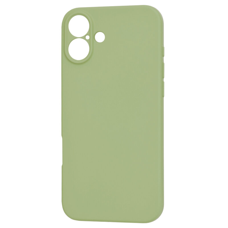 Husa silicon iPhone 16 Plus Techsuit SoftFlex, verde