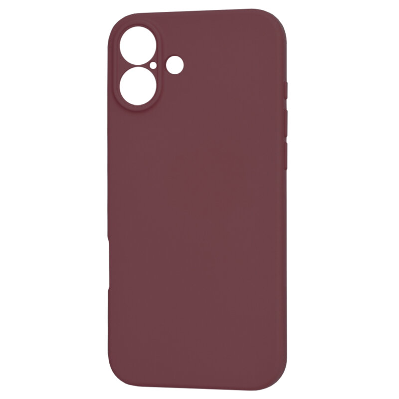 Husa silicon iPhone 16 Techsuit SoftFlex, bordo