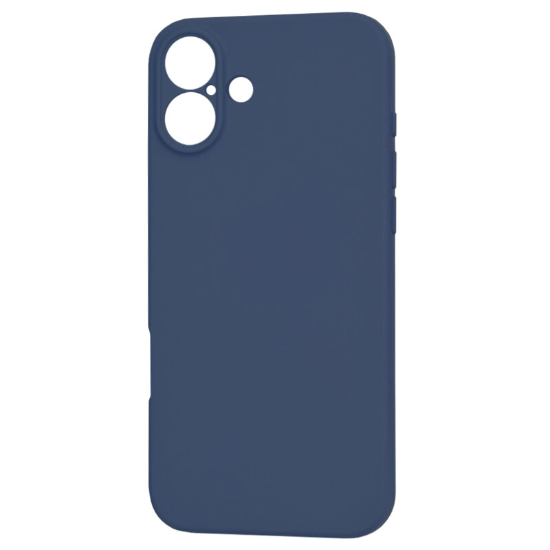 Husa silicon iPhone 16 Techsuit SoftFlex, bleumarin