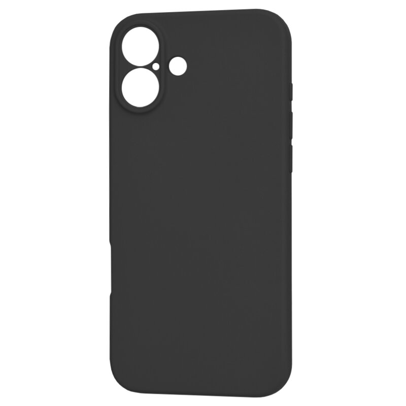 Husa silicon iPhone 16 Techsuit SoftFlex, negru