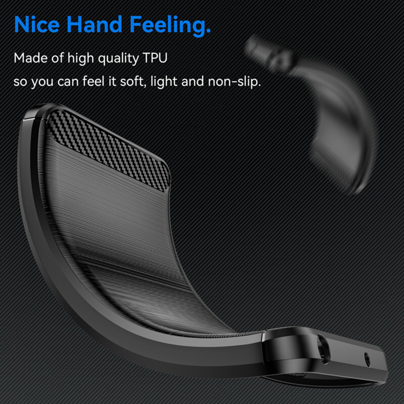 Husa Samsung Galaxy S25 Techsuit Carbon Silicone, negru