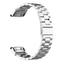 Curea Garmin Fenix 8 43mm Techsuit, argintiu, W010