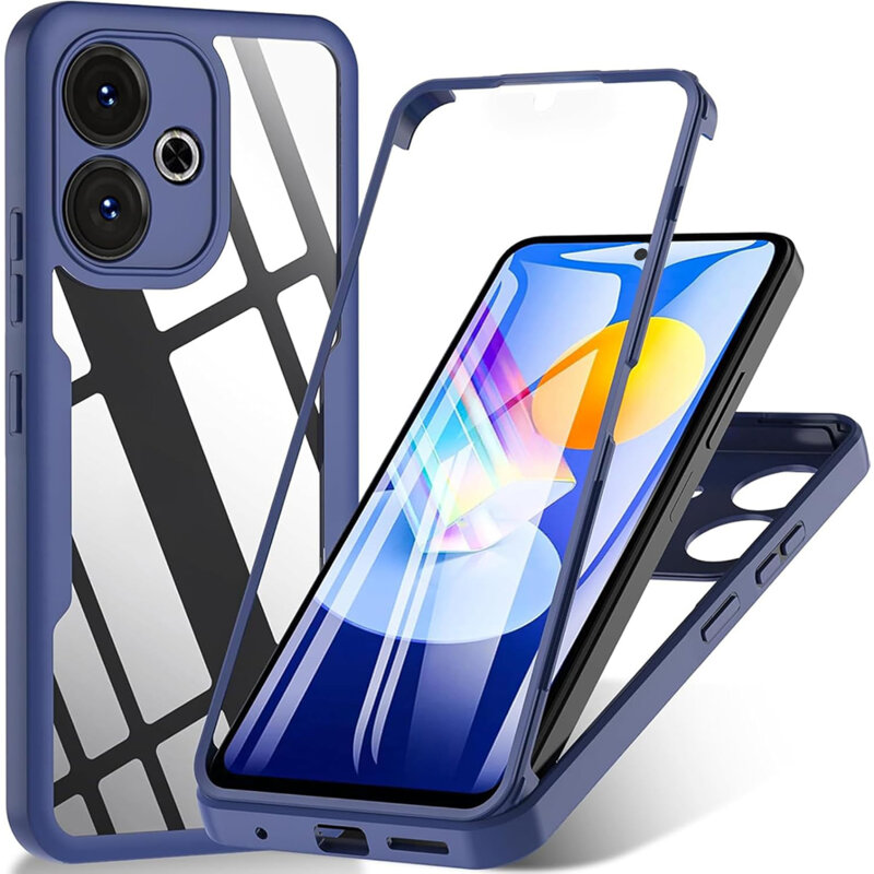 Husa 360° Xiaomi Poco M6 4G Techsuit ColorVerse, albastru