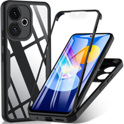 Husa 360° Xiaomi Redmi 13 Techsuit ColorVerse, negru