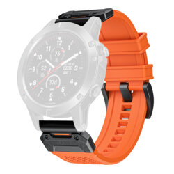 Curea Garmin Fenix 8 47mm Techsuit, portocaliu, W068