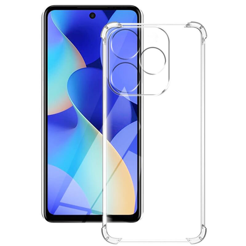 Husa Infinix Hot 40i Techsuit Shockproof Clear Silicone, transparenta