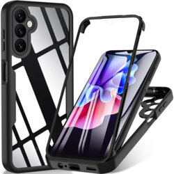Husa 360° Samsung Galaxy A16 Techsuit ColorVerse, negru