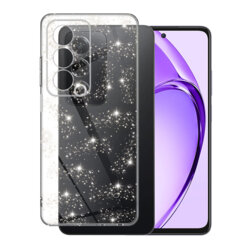 Husa sclipici Oppo A80 5G Techsuit SparkleSkin, transparenta