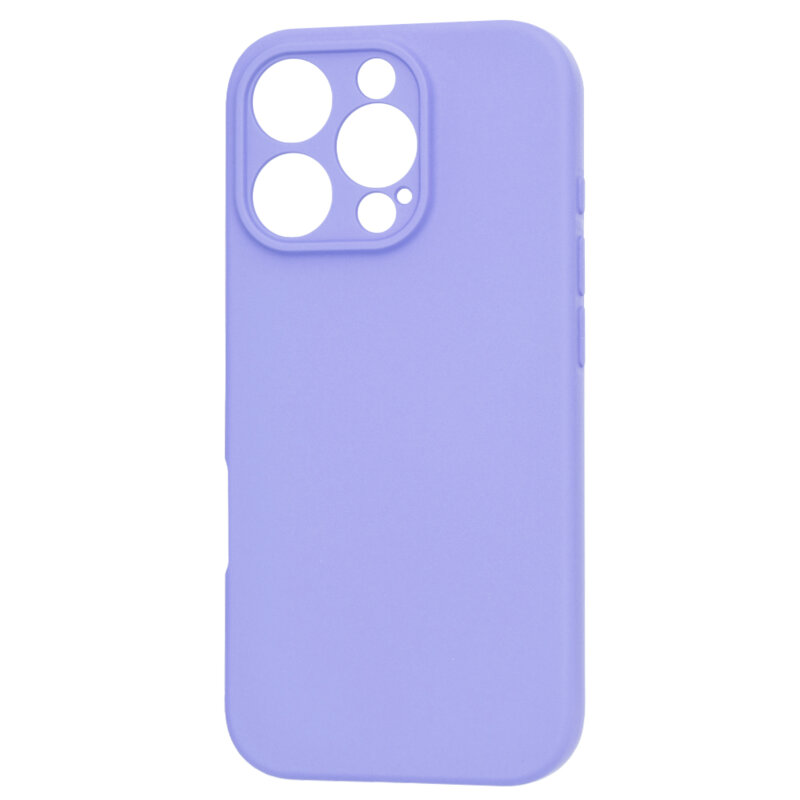 Husa silicon iPhone 16 Pro Max Techsuit SoftFlex, violet
