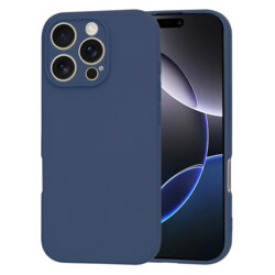 Husa silicon iPhone 16 Pro Max Techsuit SoftFlex, bleumarin