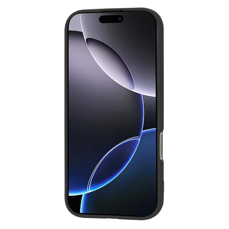 Husa silicon iPhone 16 Pro Max Techsuit SoftFlex, negru