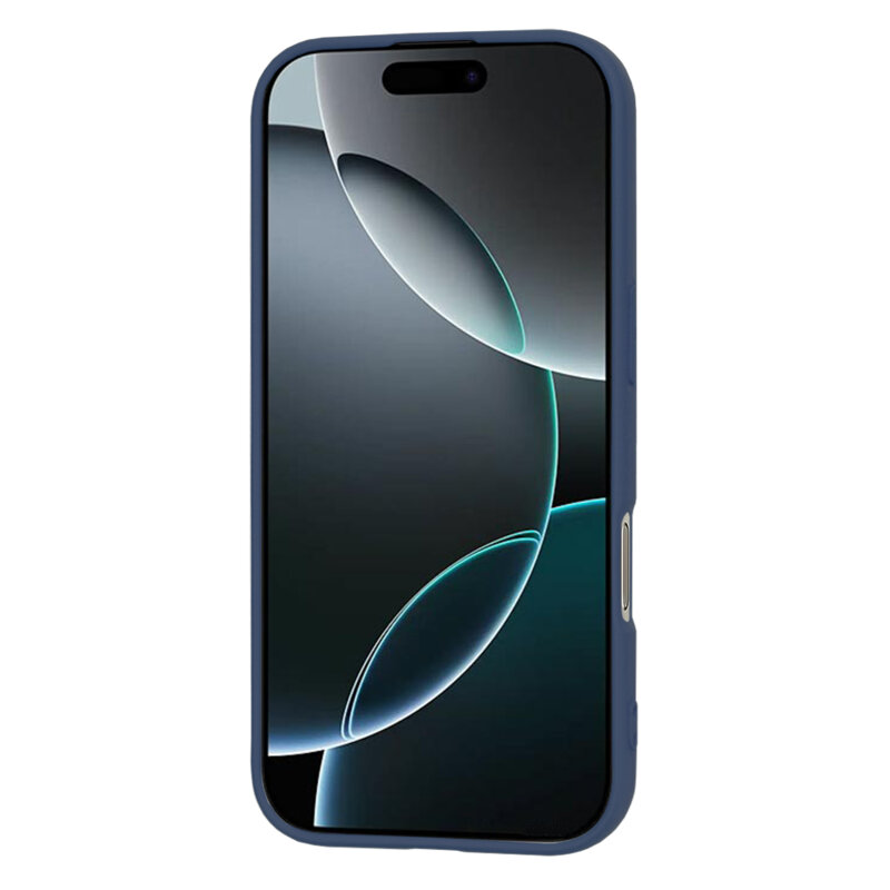 Husa silicon iPhone 16 Pro Techsuit SoftFlex, bleumarin