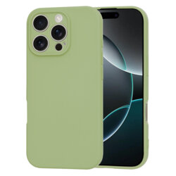 Husa silicon iPhone 16 Pro Techsuit SoftFlex, verde