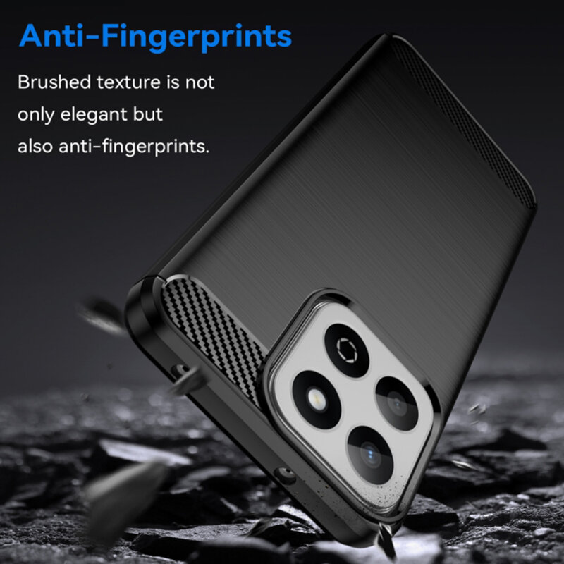 Husa Xiaomi 14T Techsuit Carbon Silicone, negru