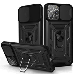 Husa iPhone 12 Pro protectie camera Techsuit CamShield Series, negru