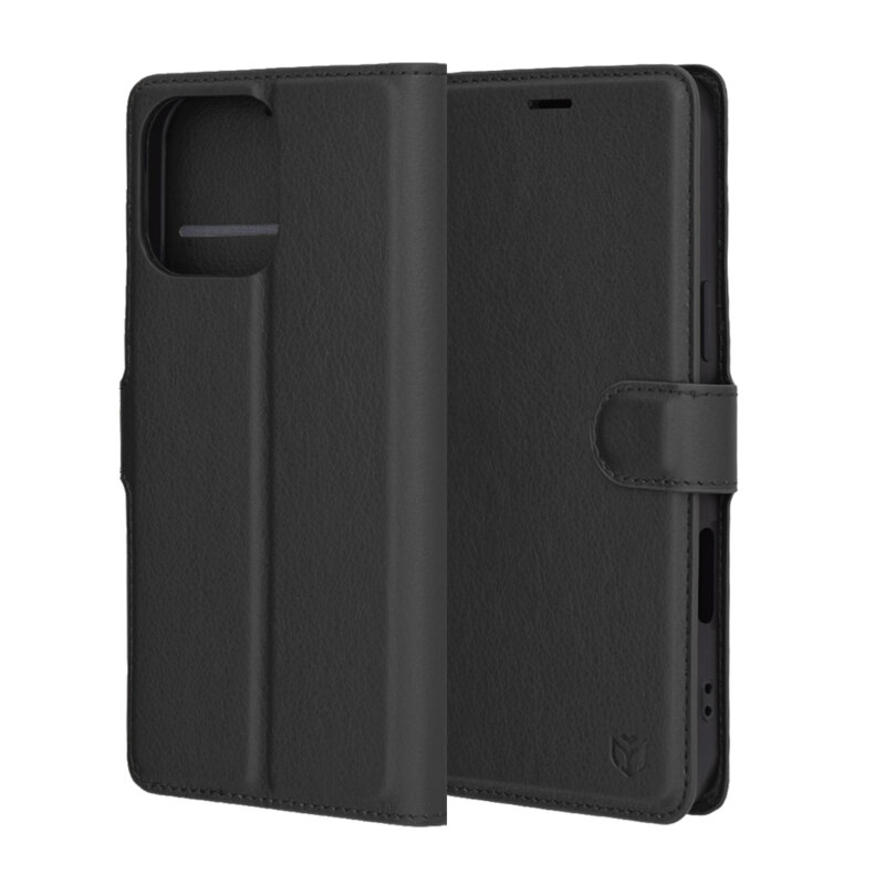 Husa iPhone 16 Pro Max Techsuit Leather Folio, negru