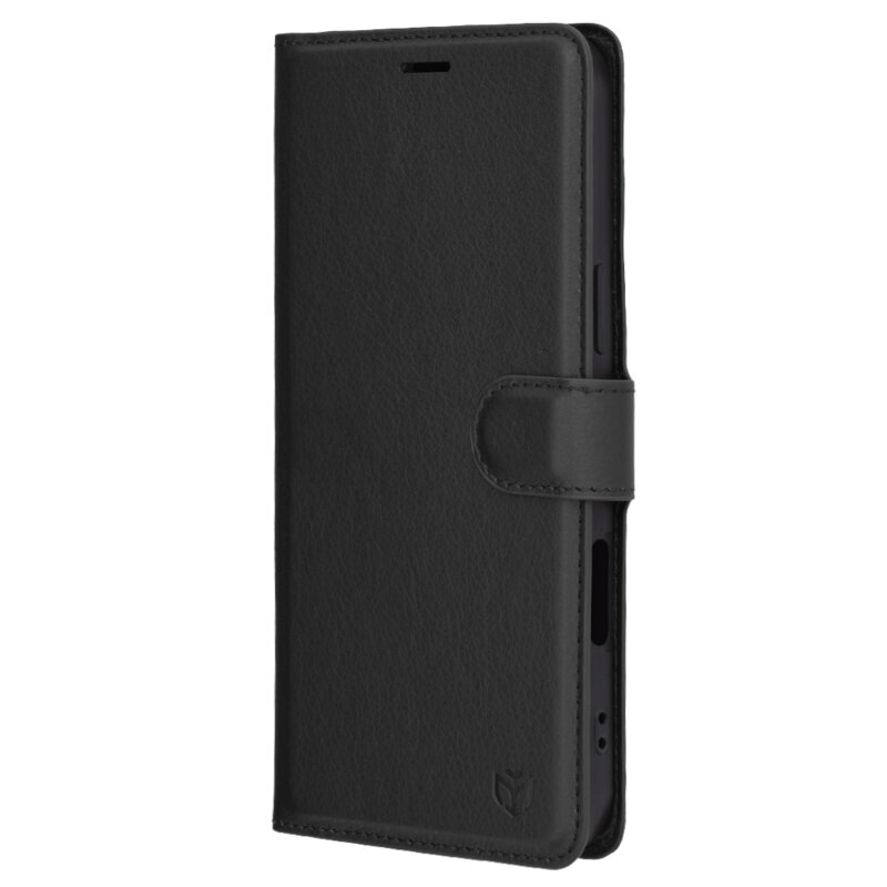 Husa iPhone 16 Pro Max Techsuit Leather Folio, negru