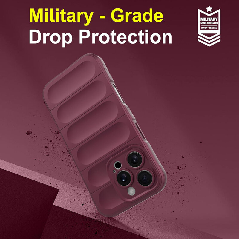 Husa iPhone 16 Pro Techsuit Magic Shield, rosu