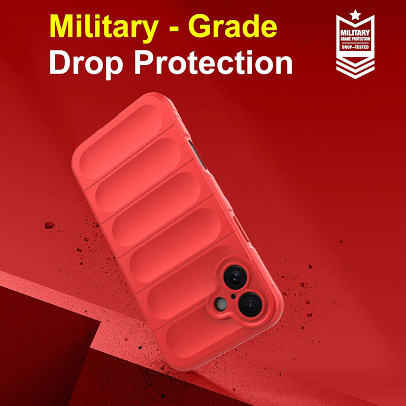 Husa iPhone 16 Techsuit Magic Shield, rosu