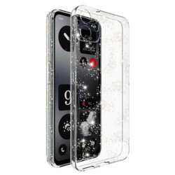 Husa sclipici Nothing CMF Phone 1 Techsuit SparkleSkin, transparenta