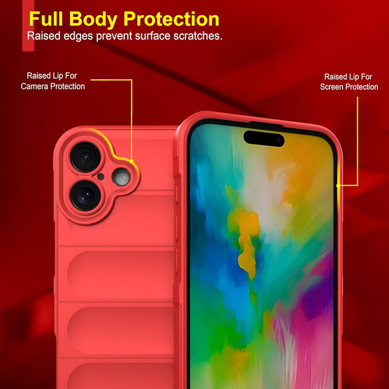 Husa iPhone 16 Techsuit Magic Shield, bleu