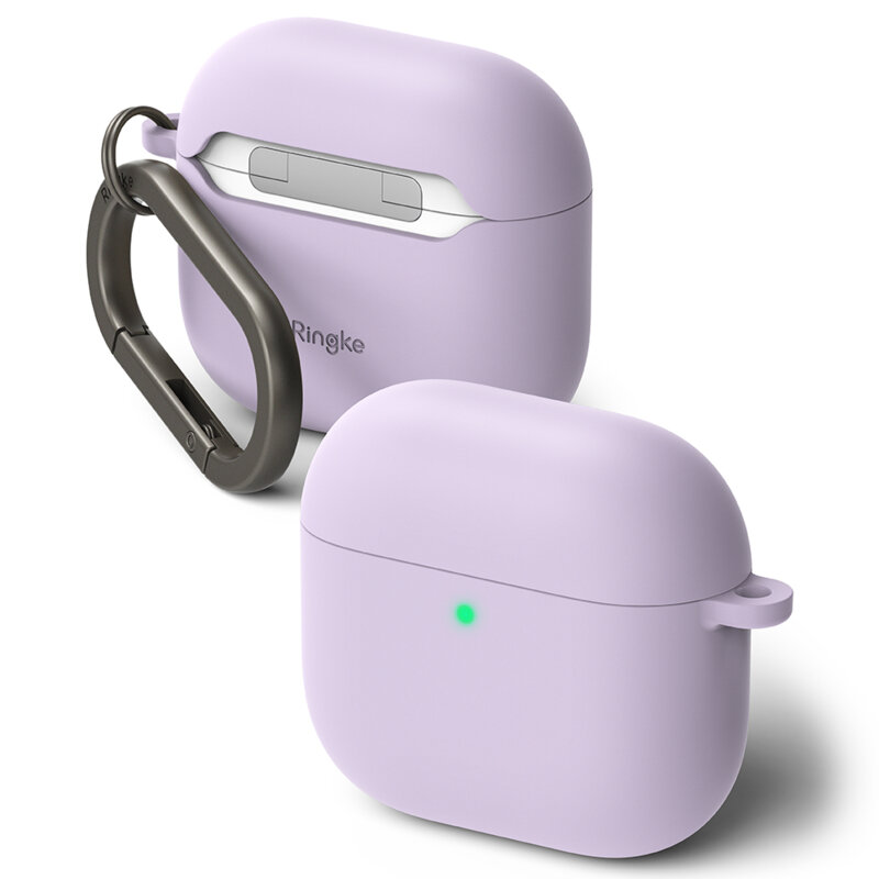 Husa AirPods 4 Ringke Silicone, mov