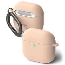 Husa AirPods 4 Ringke Silicone, roz