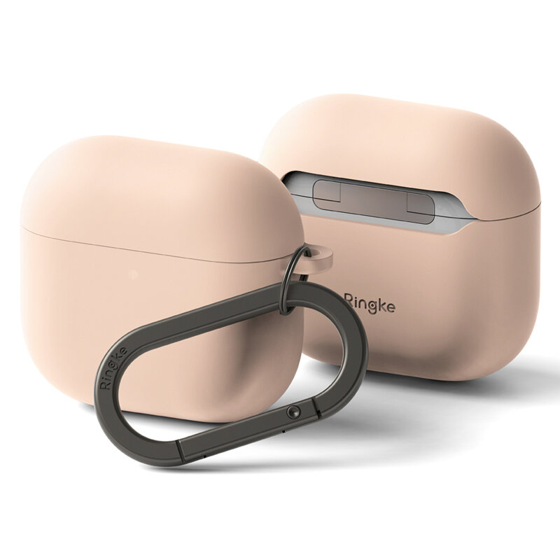 Husa AirPods 4 Ringke Silicone, roz