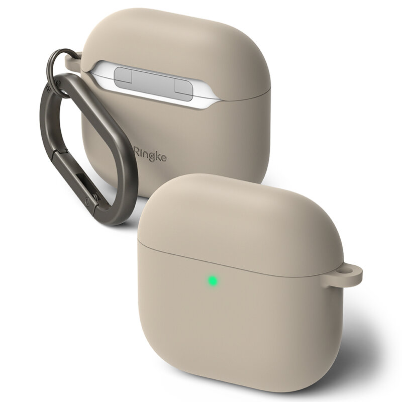 Husa AirPods 4 Ringke Silicone, gri