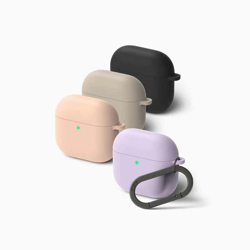 Husa AirPods 4 Ringke Silicone, gri