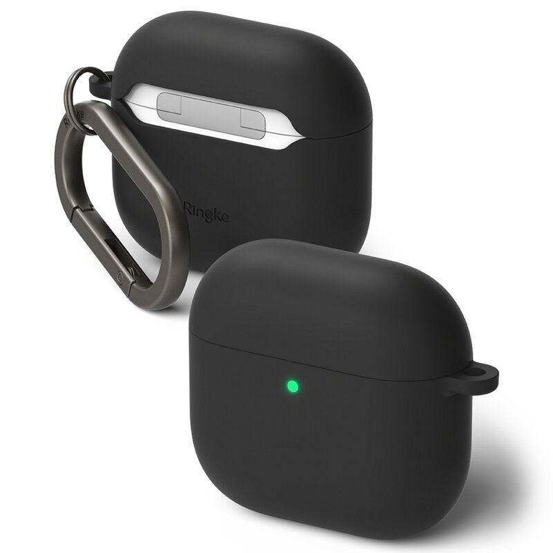 Husa AirPods 4 Ringke Silicone, negru