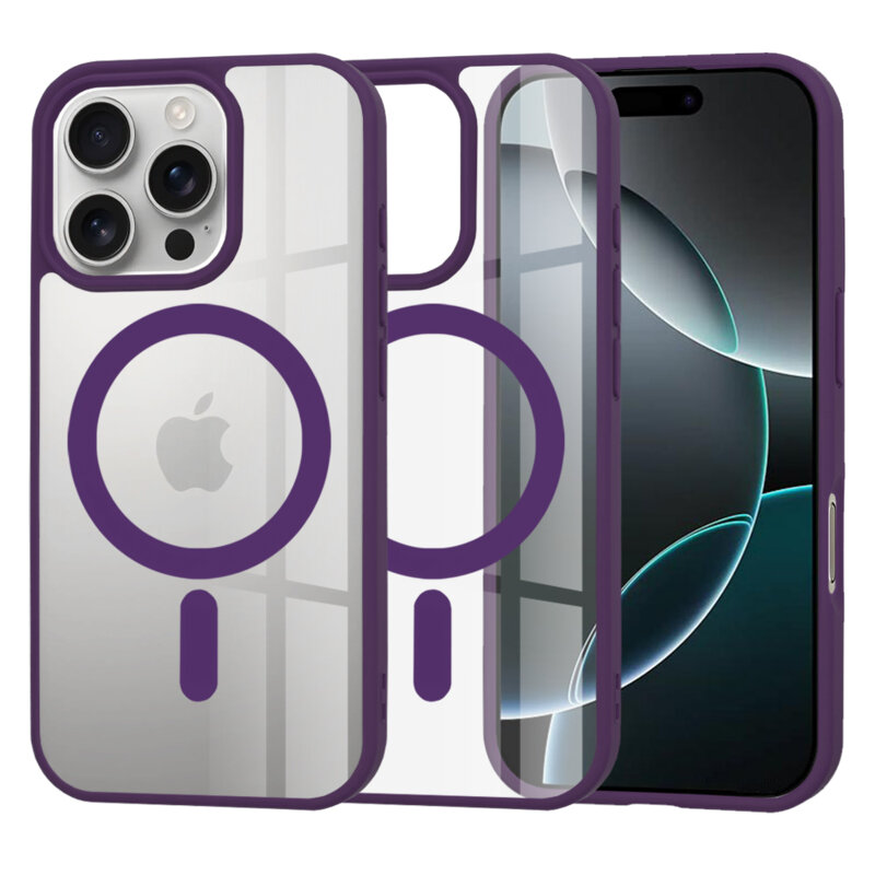 Husa iPhone 16 Pro Techsuit MagSafe Pro, mov