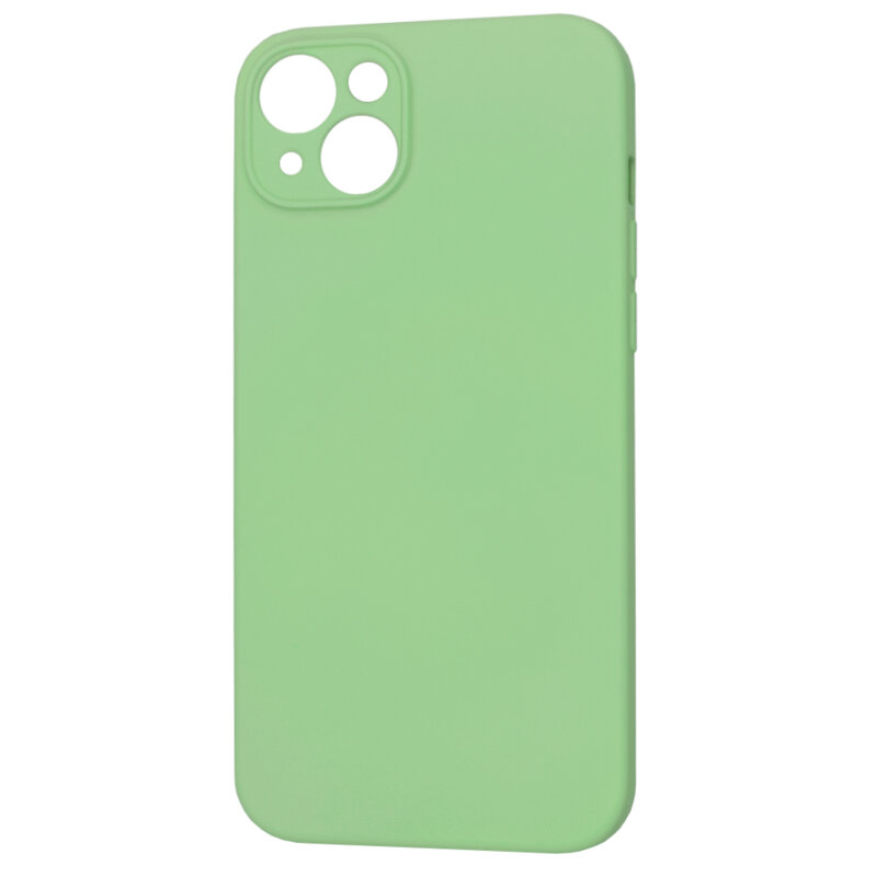 Husa silicon iPhone 15 Plus Techsuit SoftFlex MagSafe, verde deschis