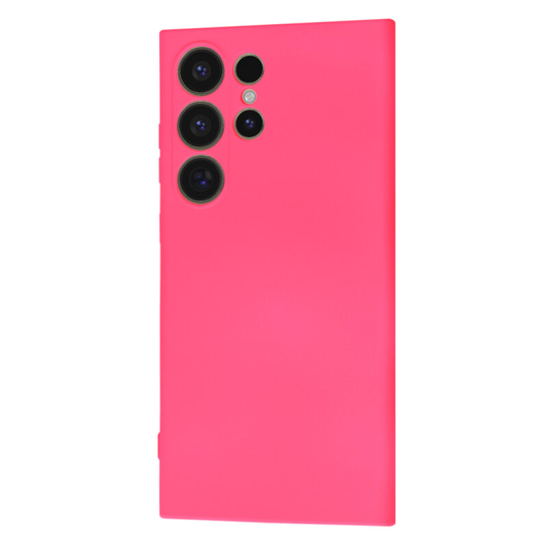 Husa silicon Samsung Galaxy S24 Ultra Techsuit SoftFlex MagSafe, fucsia
